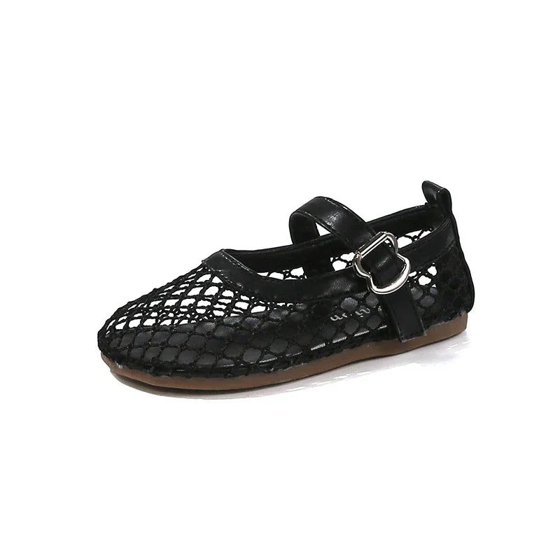 2025 Kids’ Summer Flats – Breathable Princess Shoes for Girls, Soft-Soled, Simple Fashion & Versatile Casual Wear