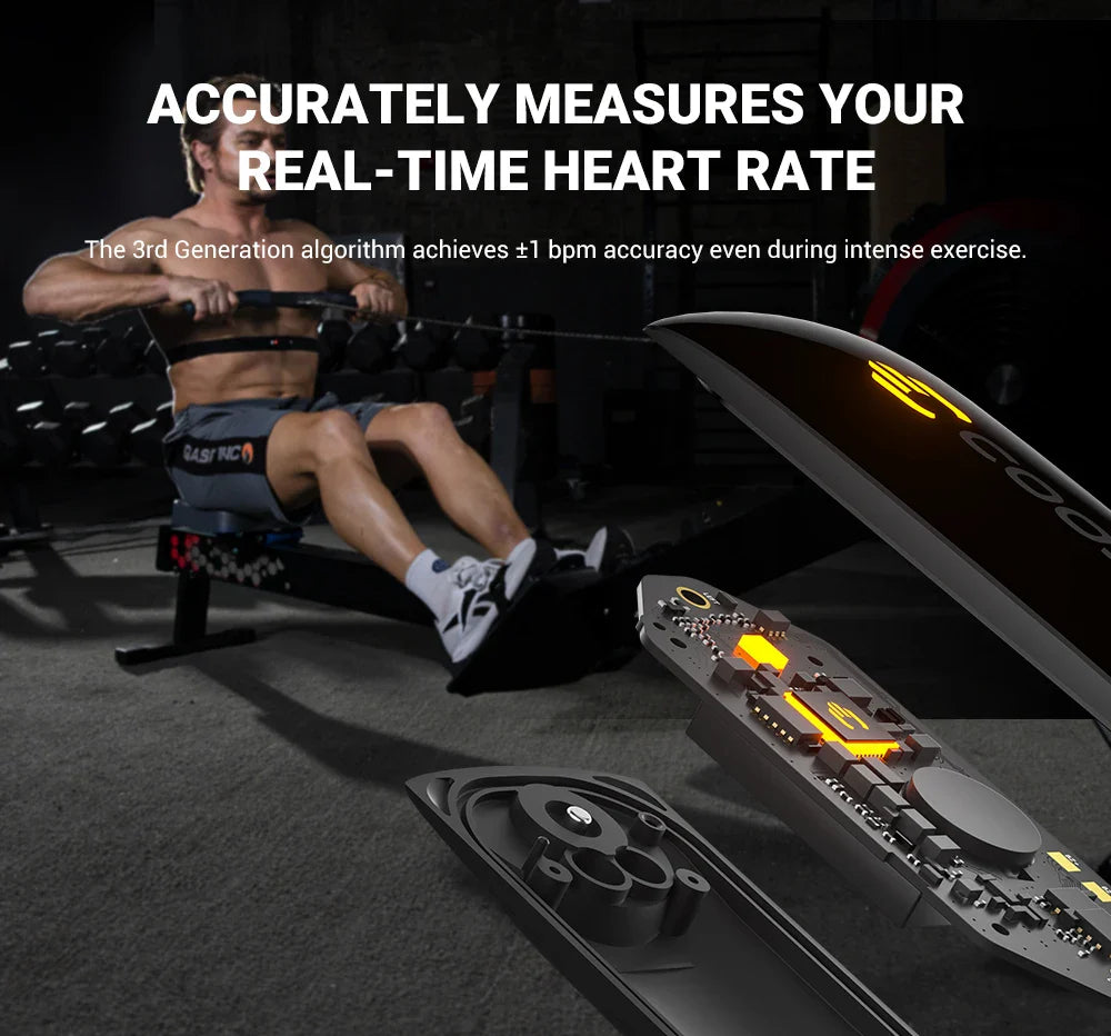 COOSPO H9Z Bluetooth Heart Rate Monitor Chest Strap — ANT+ HRM Waterproof for Garmin, Wahoo, Zwift