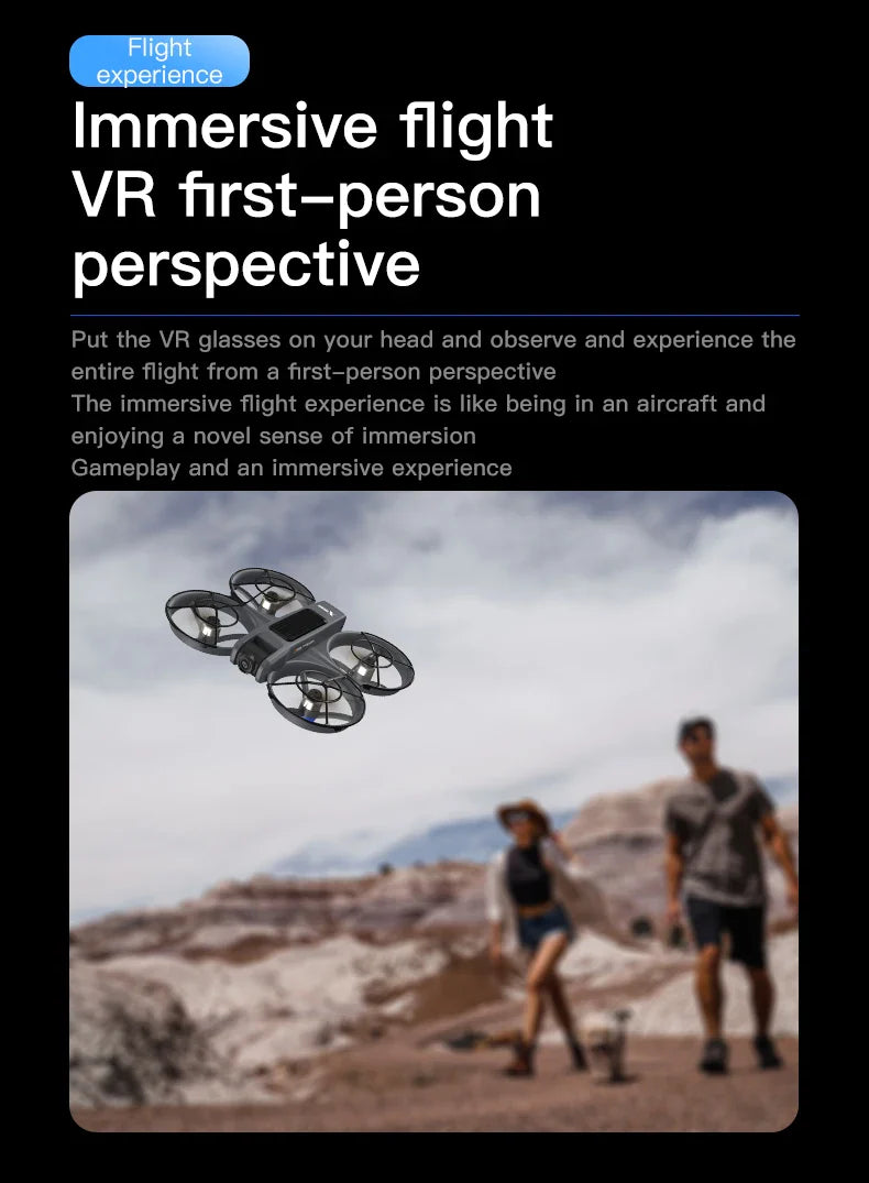 X266 Mini RC Drone – 8K HD Dual Camera, 6-Axis Headless Quadcopter with 360° Flip, Remote Control Helicopter Toy for Boys