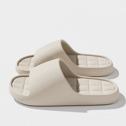 Men's Lightweight Summer Slides - Non-Slip Soft Sole Beach Sandals for Indoor & Outdoor Wear