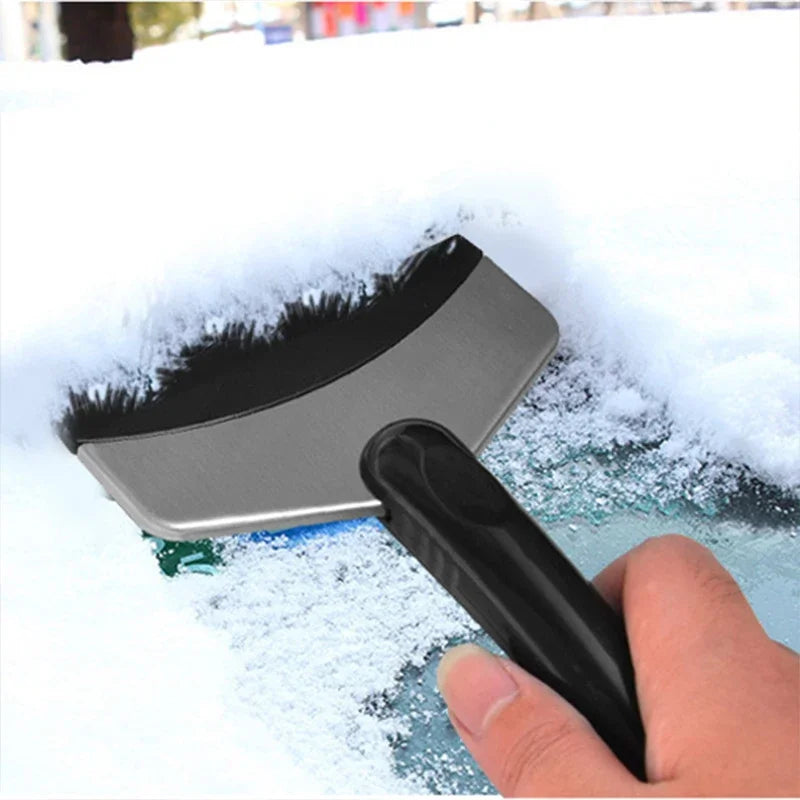 2Pcs Car Snow Shovel & Ice Scraper – Winter Windshield Defrosting Tool