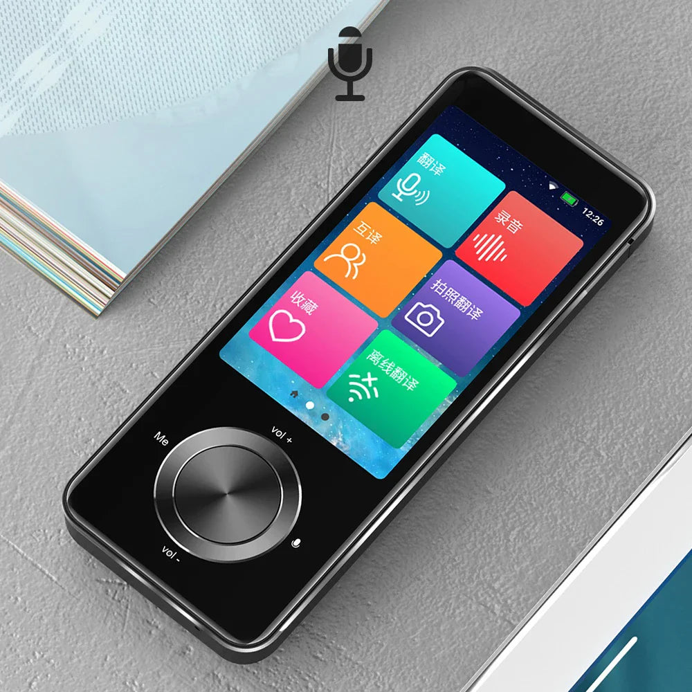 Newest M9 Instant Voice Translator – Portable Smart Language Translator, Real-Time Translation, Supports 12 Offline Languages