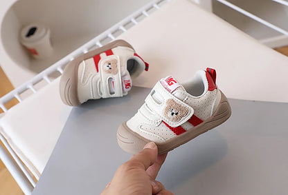 2025 Toddler Shoes — PU Leather Soft-Sole Sneakers for Baby Boys & Girls, Ergonomic First-Step Sport Shoes
