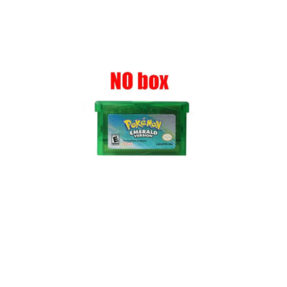 2024 Pokémon GBA Game Cartridge Set – Emerald, FireRed, LeafGreen, Ruby & Sapphire (Boxed, No Manual)