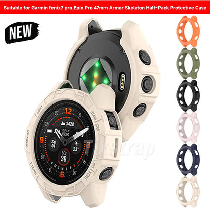 TPU Soft Silicone Case for Garmin Epix Pro Gen 2 & Fenix 7 Series – Protective Watch Cover Shell 42mm 47mm 51mm Accessories