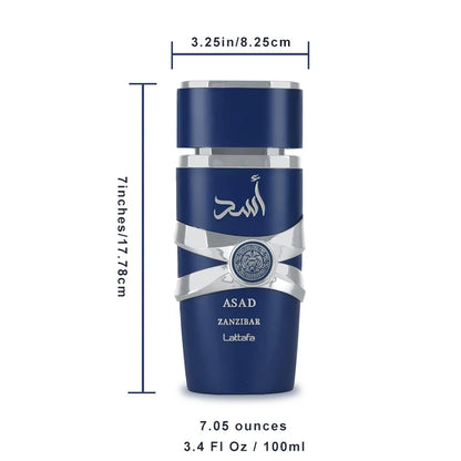 100ml Yara Moi Tous Asad Men's Perfume and Candy for Women Gift Set - Lasting Eau De Parfum Spray, 3.4 Oz