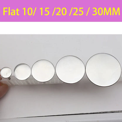 Stainless Steel Sanding Paper Discs for Nail Drills – Round Metal Disk Accessories in Sizes 10mm to 35mm