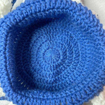 Handmade Crochet Conical Bucket Hat – Ruffled Brim Fisherman Hat for Women, Stylish Sun Protection Cap