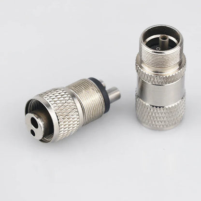 Dental Turbine Handpiece Adapter – 4 & 2 Hole Connector for High-Speed Handpiece Spare Parts