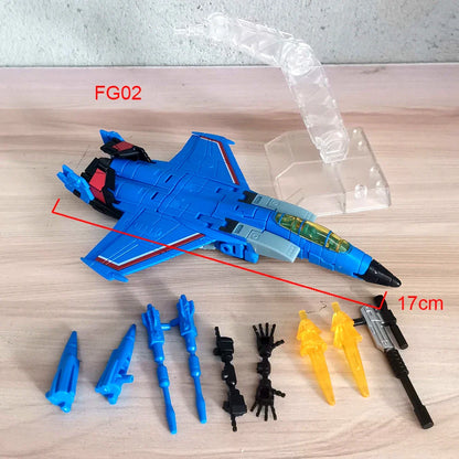 JINBAO FG0103 FG04 Starscream Skywarp Thundercracker F-15 Deformation Robot Action Figure Model – Anime Transformer Toy Set