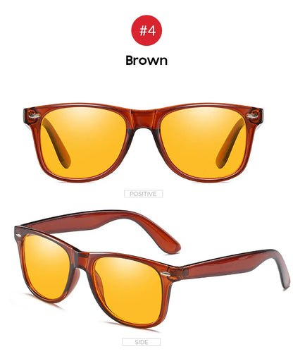 VIVIBEE Blue Light Blocking Glasses – Night Vision Square Computer Eyewear for Men & Women