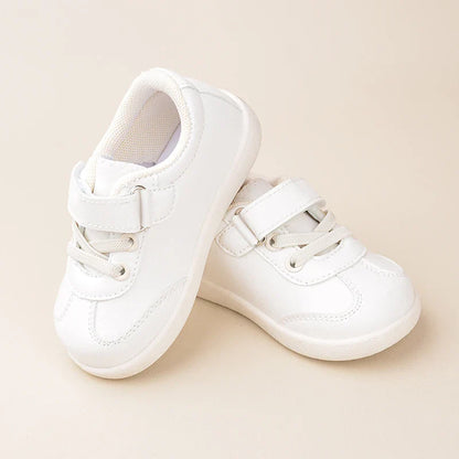 Girls Pink Low Top Sports Sneakers – Soft Casual Flat Shoes for Daily Outdoor Wear