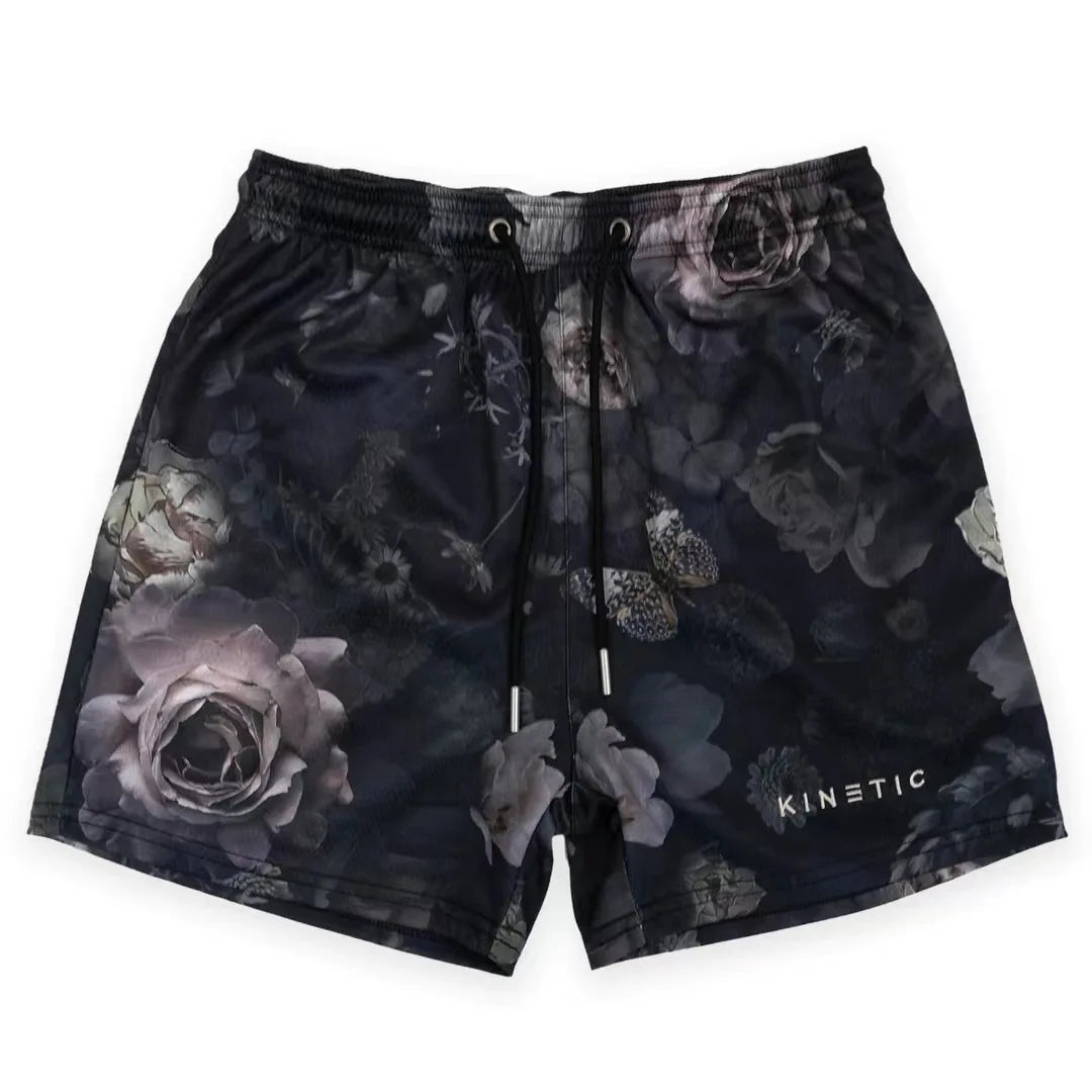 Kinetic Mesh Gym Shorts - Unisex Casual Fitness & Workout Shorts for Summer Sports