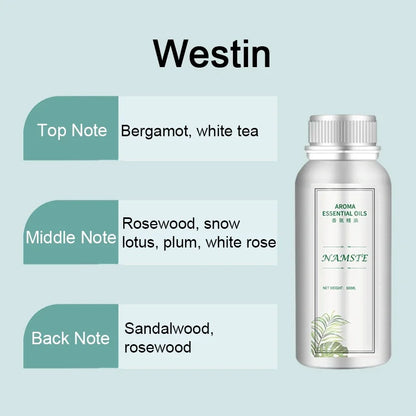 Namste Hotel Essential Oil 100ML – Aroma Fragrance Oil for Diffusers, Home & Hotel Air Freshener