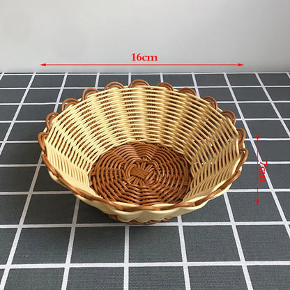 Solid Wood Round Dessert Plate – Japanese-Style Wooden Tray for Snacks, Dried Fruit & Tableware