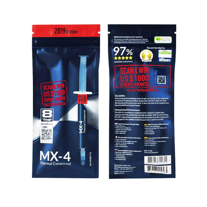 MX-4 4g Thermal Grease — High-Performance Thermal Paste for CPU, GPU & Heatsink Cooling