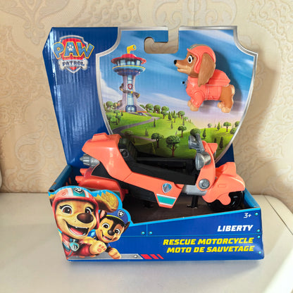 Paw Patrol Dino Rescue Rex Ryder Everest Vehicle Set - Collectible Action Figures and Rescue Toy Gift for Kids