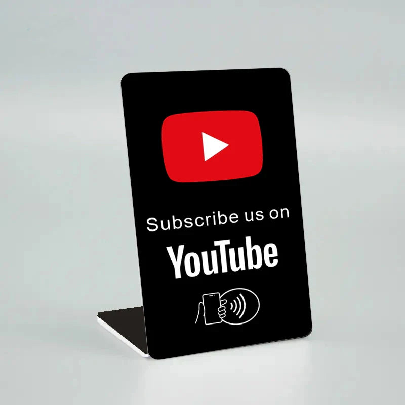 Instagram NFC Stand Display – Social Media APP Review Card for Google, Facebook & WhatsApp