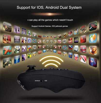 Shinecon 3D VR Headset – Virtual Reality Glasses with Helmet Lenses for Smartphones