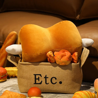 New Dual-Use Meat & Bone Plush Pillow – Soft Handwarmer Stuffed Pillow, High-Quality Home Decor