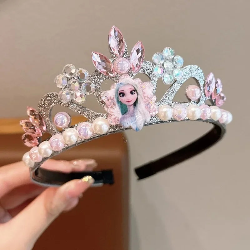 Kawaii Anime Frozen Sanrio Princess Crown - Elsa Headdress Jewelry for Girls & Baby - Party Decoration & Gift Accessory