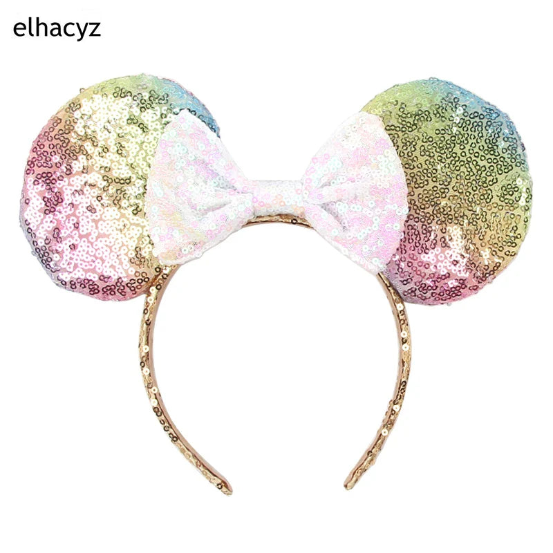 Big Classic Polka Dot Bow Minnie Mouse Ears Headband – Festival & Party Hairband for Women & Girls, Disney Trip Accessories