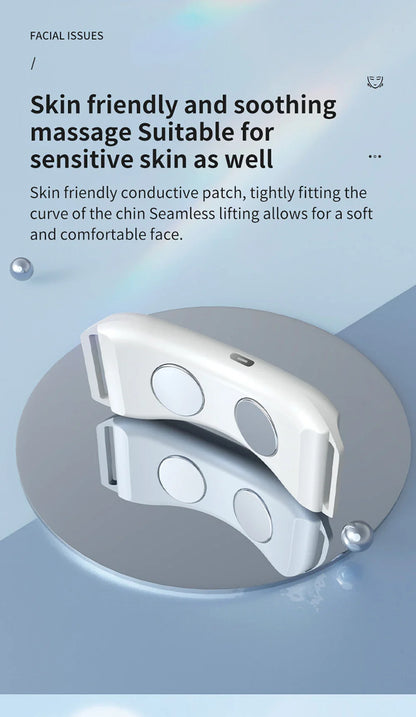 EMS Face Lifting Massager – Anti-Wrinkle, Firming V-Face Lift Microcurrent Device for Double Chin Skin Care