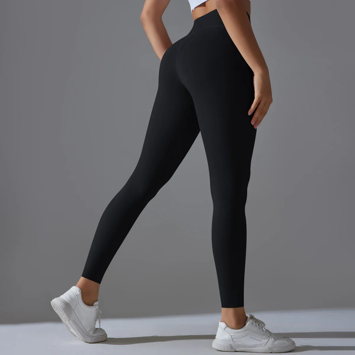 High Waist Yoga Leggings – Tummy Control, Squat-Proof Slimming Booty Pants for Running, Cycling, and Gym Workouts