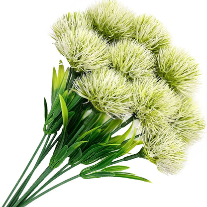 10Pcs Artificial Dandelion Flowers – Plastic Decorative Fake Plants for Wedding, Home, Room & Party Arrangement Decor