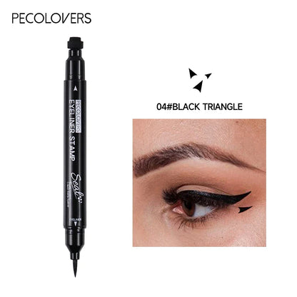 Star Liquid Eyeliner 2-in-1 — Black Moon Stamp Pencil, Waterproof Long-Lasting Easy-Apply Eye Makeup