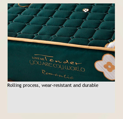 2023 Thickened Quilted Mattress Cover - Large Sheet, Antibacterial and Breathable, Removable Cover for Children, Lovely Design
