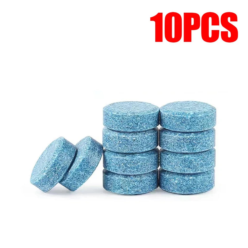 Solid Car Windscreen Cleaner Tablets – Effervescent Auto Wiper Glass Cleaning Concentrate Detergent