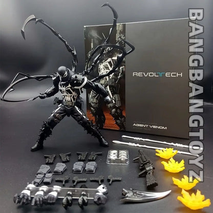 Venom Revoltech Amazing Yamaguchi Figure — Agent Venom Anime Model Collection, Eugene Thompson Collectible Gift