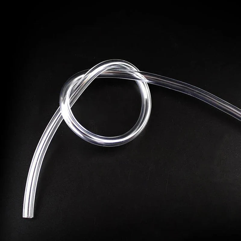 Silicon Aquarium Oxygen Pump Hose - 4x6mm, 1m/3m/5m/10m, Food Grade Tube for Fish Tank & Pond