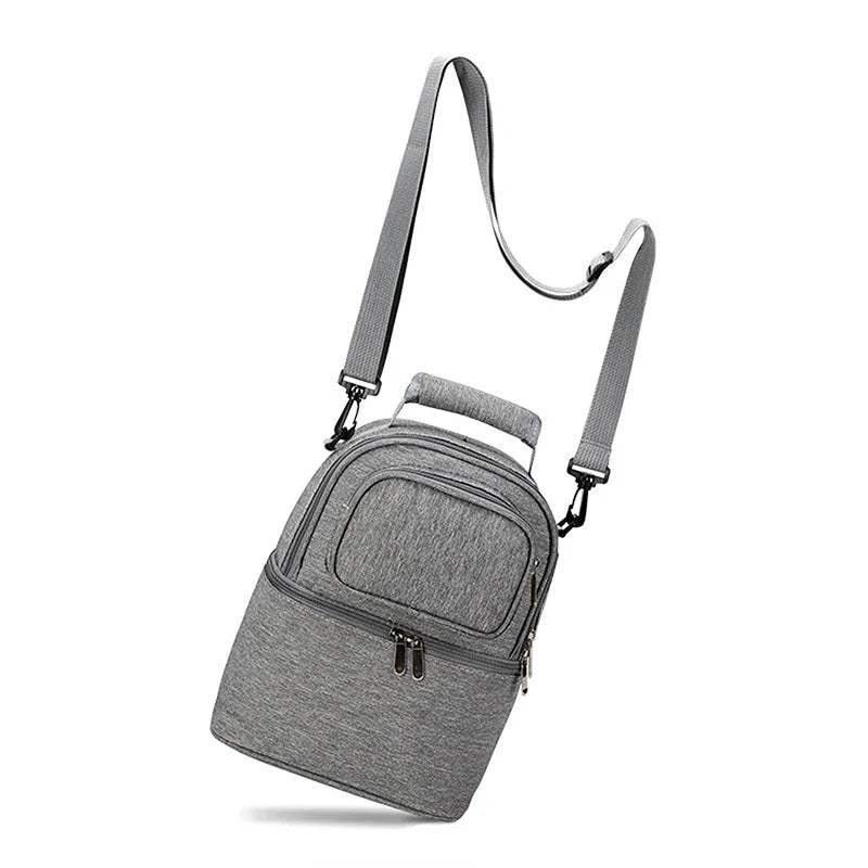 Folding Large-Capacity Breast Milk Storage Backpack – Portable Crib Bed, Mommy Outing Bag with Insulation for Baby