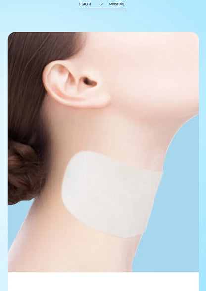 10pcs SADOER Hyaluronic Acid Neck Masks – Collagen Firming & Moisturizing Skincare for Neck
