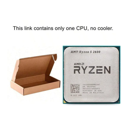 AMD Ryzen 5 2600 – 3.4GHz 6-Core 12-Thread CPU Processor, Socket AM4
