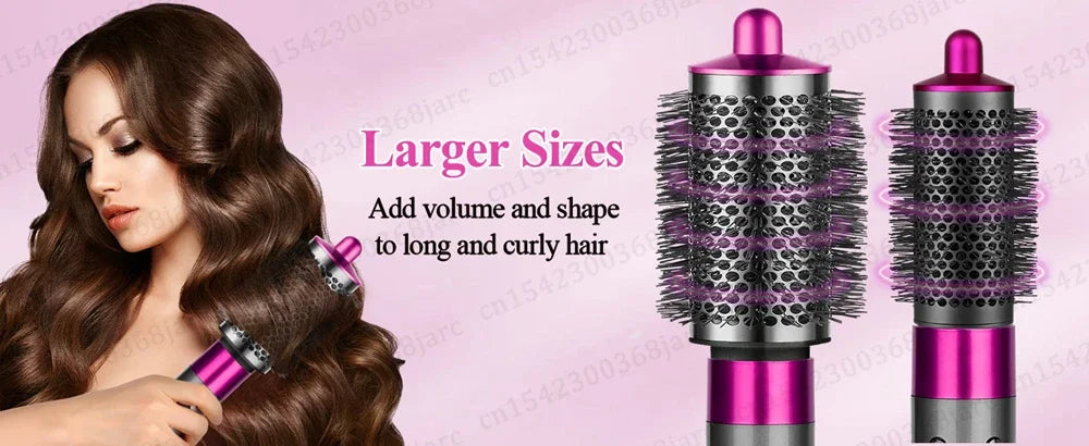Hair Styler Nozzle for Dyson Airwrap HS01/HS05 & Sencicimen X9 – Multi Hair Curler & Smoothing Brush Attachment