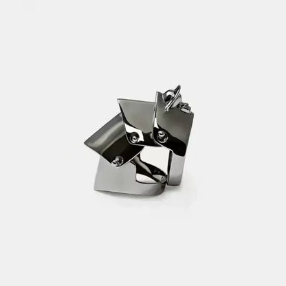 Anime Oosaki Nana Cosplay Metal Armor Ring – Rock Punk Style Movable Joint Jewelry for Unisex Gift