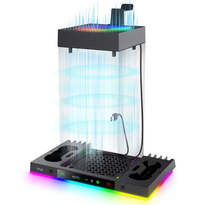 IPEGA Xbox Charging Dock with Cooling Fan & RGB Light – Smart Temperature Control Console Stand XBX024S