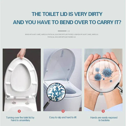 Universal Touchless Toilet Lid Lifter – Elevate Hygiene with Foot-Operated Ease!