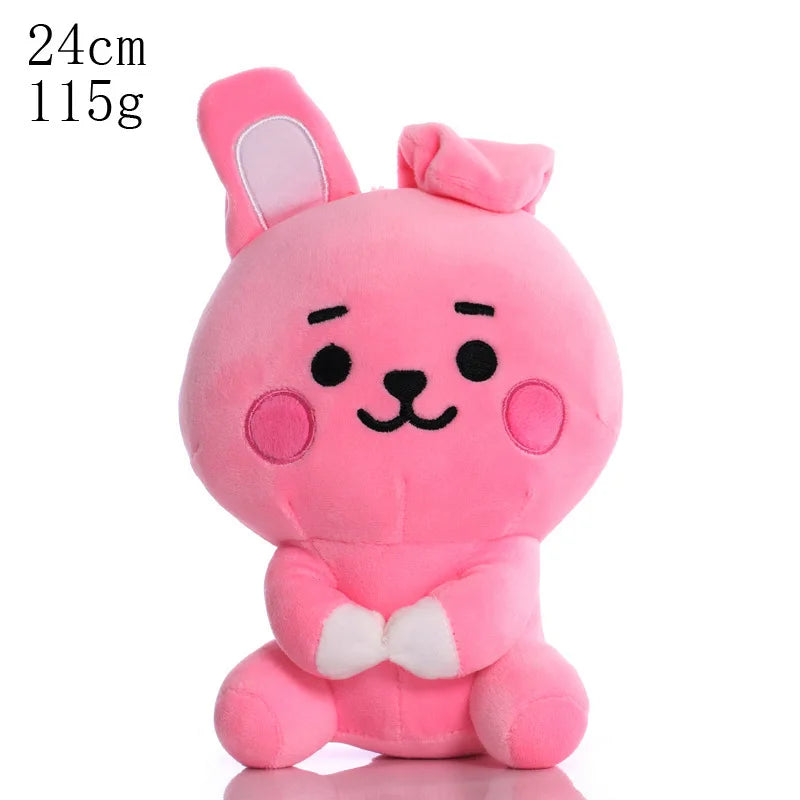 BTed 21 Plush Toys – Kawaii Mini Anime Keychain Pendant, Soft Stuffed Animal Doll Gift for Kids (12–22cm)