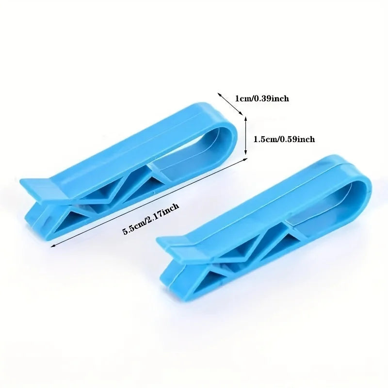 10pcs Non-Slip Trash Bag Clips – Innovative Garbage Can Holder Clips, Secure Bag Fixing Dividers for Home Kitchen Use, Durable Waste Bin Accessories
