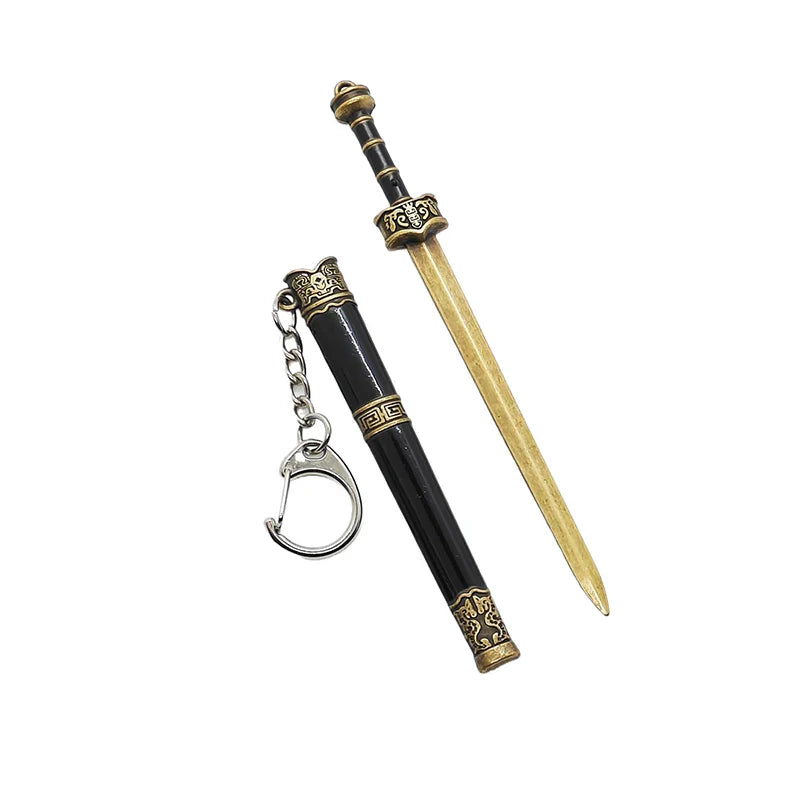 Mini Sword Pendant Keychain – Creative Weapon Toy Key Ring for Backpack & Gifts