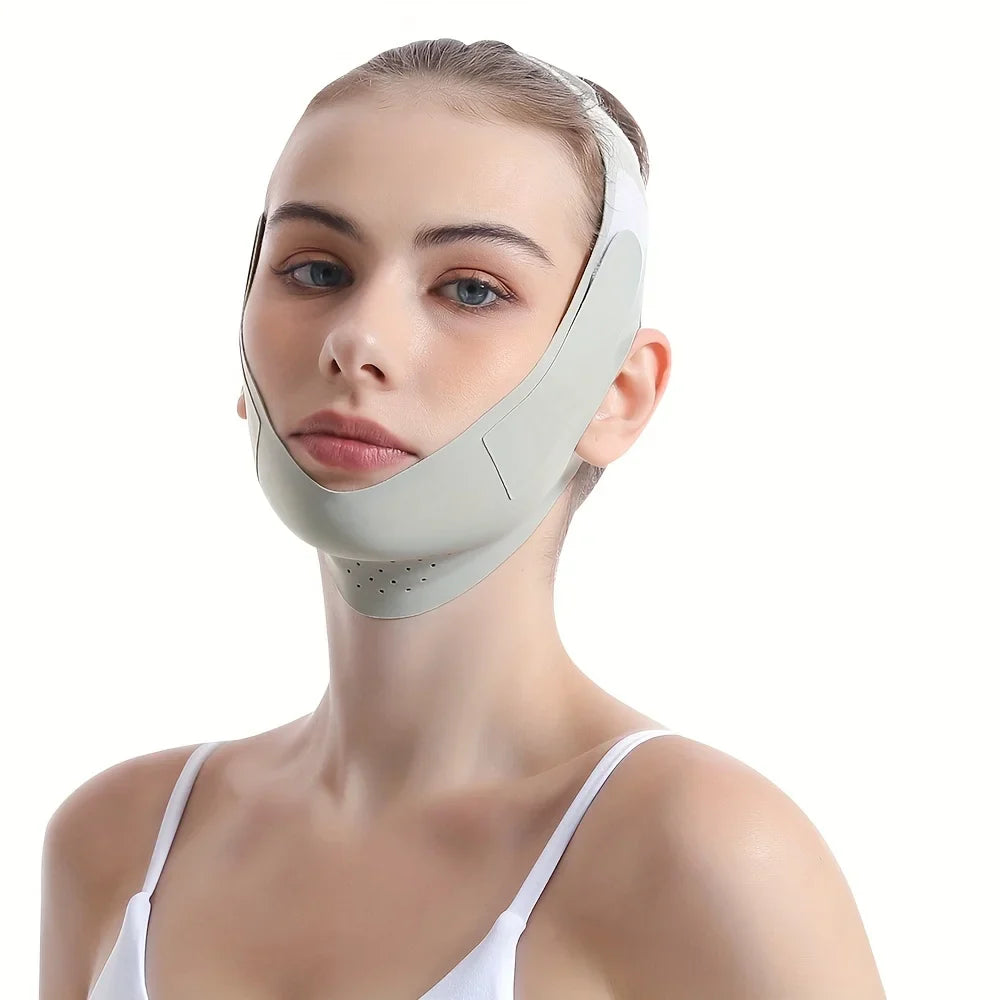 Reusable V-Line Face Slimming Band — Chin & Cheek Lift Facial Massage Strap for Women, Skin Care & Beauty Tool