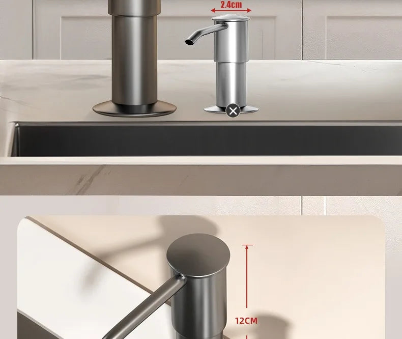 Kitchen Sink Soap Dispenser — Detergent & Hand Soap Presser, Extender Pump for Kitchen Accessories