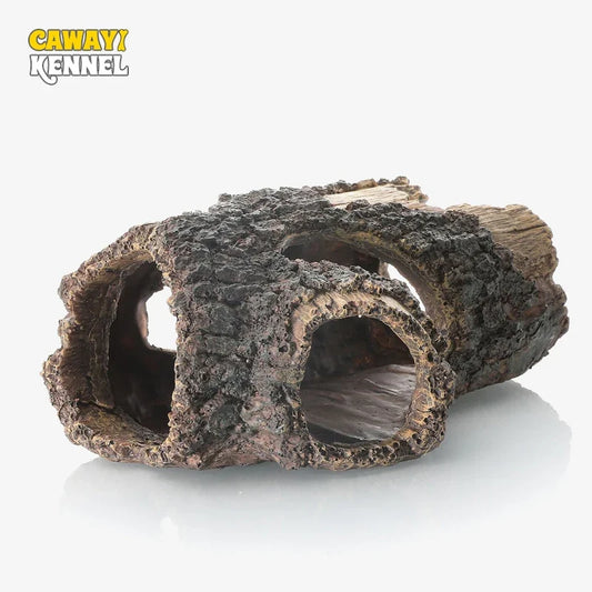 Creative Fish Tank Resin Decorations - Fish Barrel Tree Debris Aquarium Landscaping Ornaments