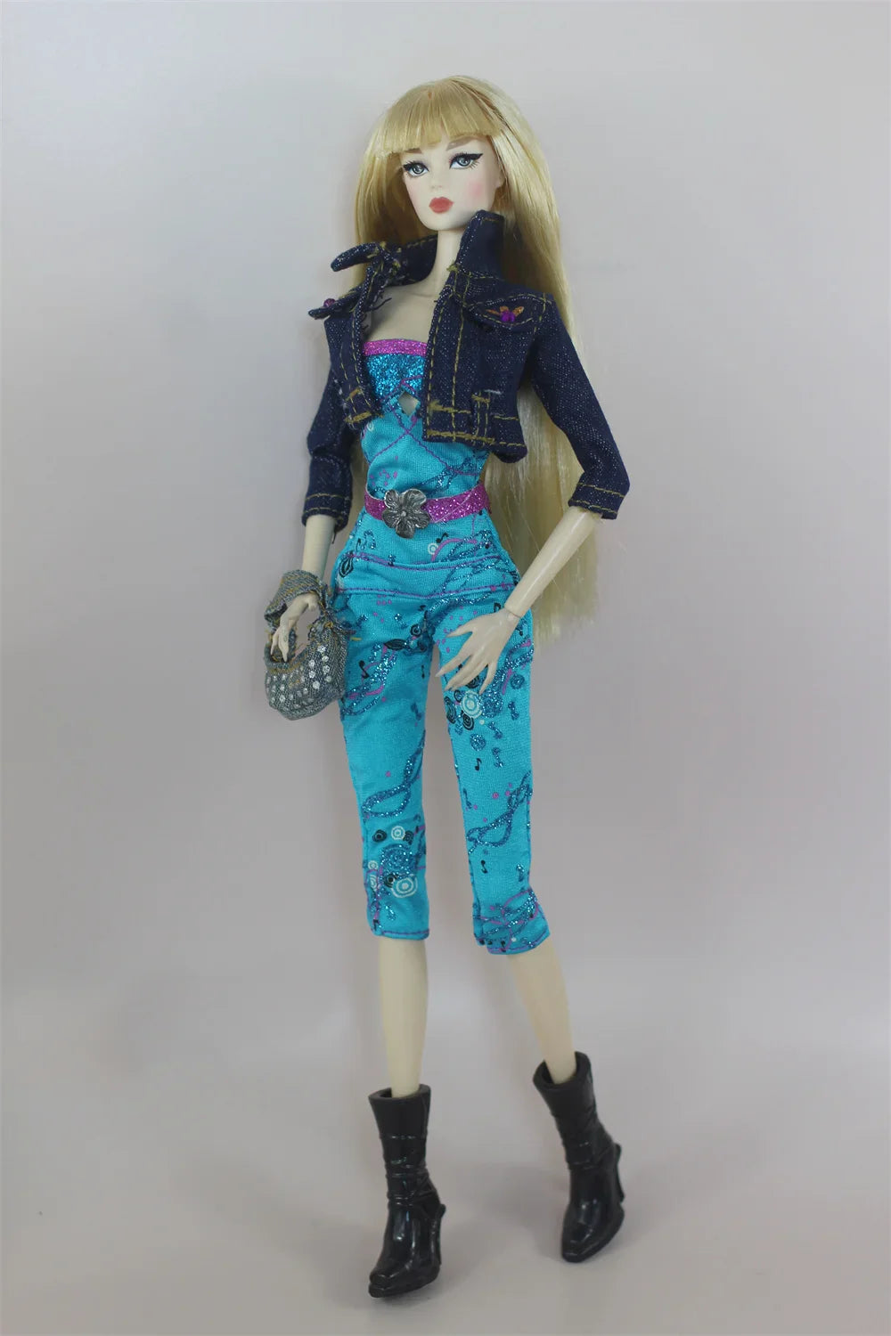 Handmade BABI CLOTHES Leather Overcoat – 11.5 Inch 30cm Doll BJD Outfit Accessories Gift