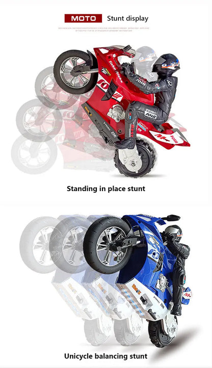 1/6 Scale RC Electric Racing Motorcycle – High-Speed 4CH Remote Control Drift Car Toy for Boys