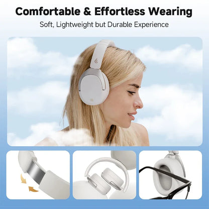 Edifier W830NB Wireless Bluetooth 5.4 Headphones | Active Noise Cancelling Hi-Res Over-Ear Headset, LDAC, Foldable, 94H Playtime